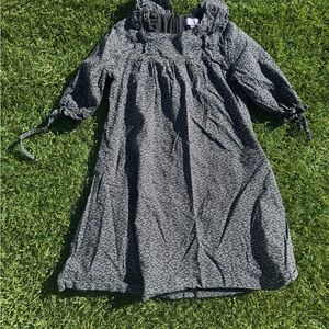 Luella Couture Paris Girls Dress Black White Size 6